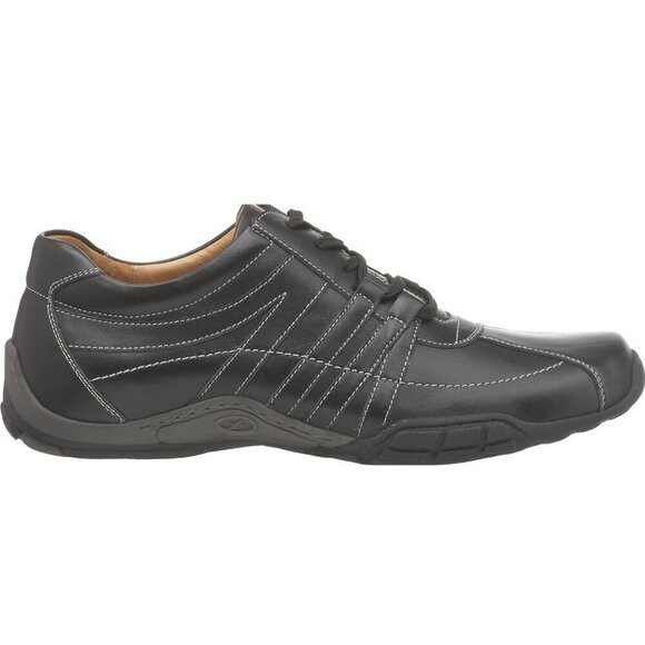 Florsheim Men\'s Sneakers Shoes Size 10.5 Black Leather Lace up Comfy main image 4